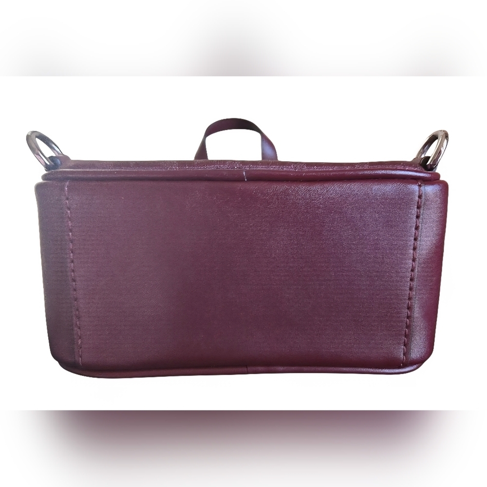 Michael Kors Brooklyn Mini Burgundy Backpack In EUC - Picture 6 of 9